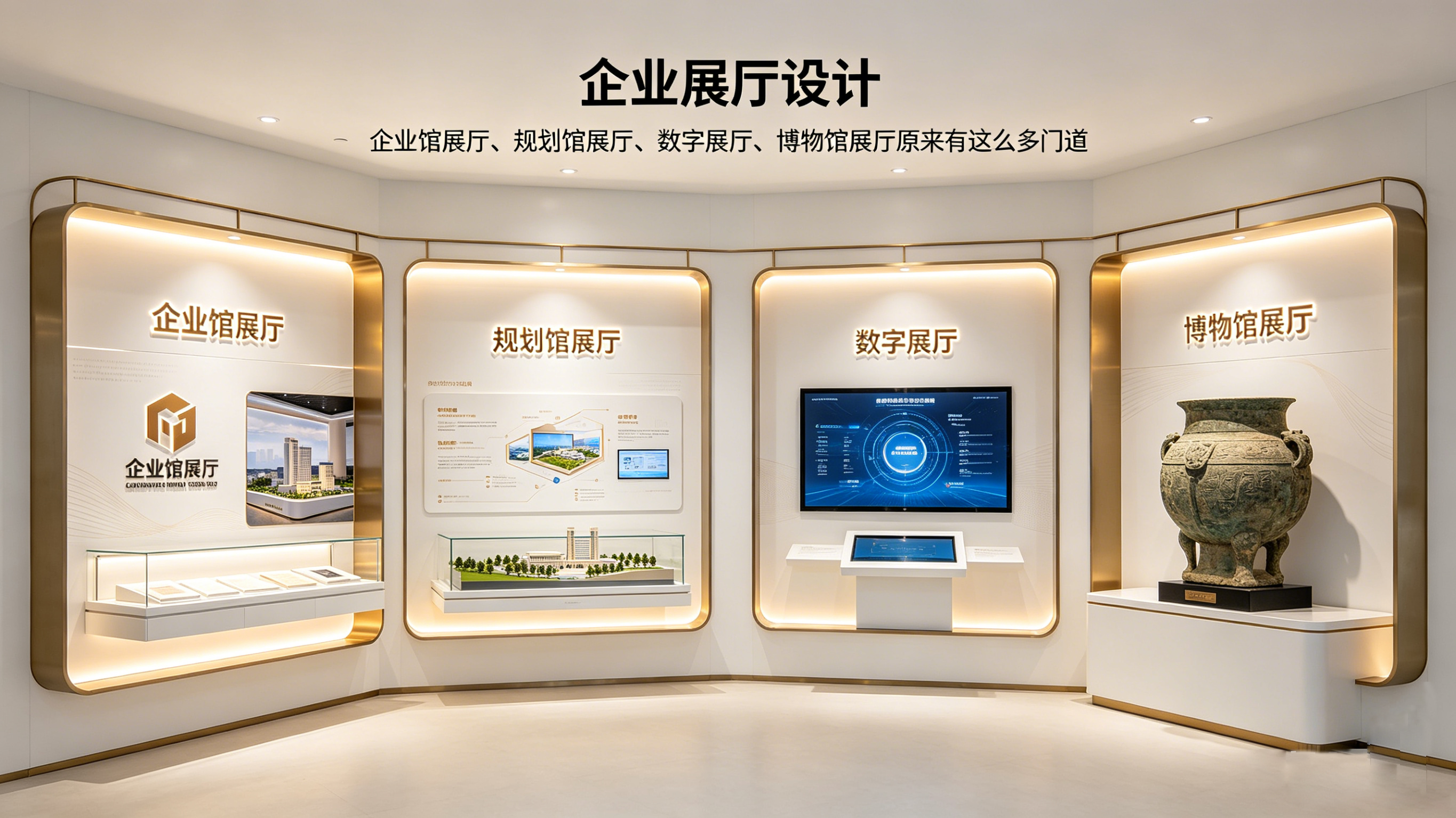 企業展館設計|展館設計裝修公司|企業展廳展館|規劃館展廳|數字展廳|華竣